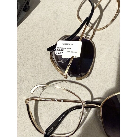 Designer Sunglasses Frames Mixed Repair Lot, 7 Pairs Tom Ford Ferragamo Pucci main image 3